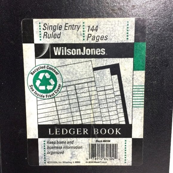 Account Book S.E. Ledger-Ruled 144 Pages - Picture 4 of 11